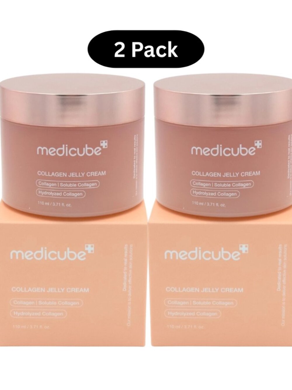 MEDICUBE Collagen Jelly Cream 110ml (2 Pack) | Elasticity Moisturizing K-Beauty
